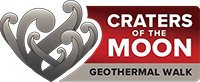 Taupo geothermal walk Craters of the Moon logo