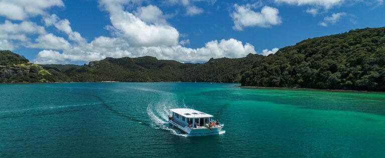 house boat hire whangaroa harbour 768x316