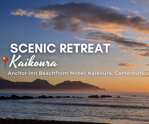 Beachfront Accommodation Kaikoura NZ