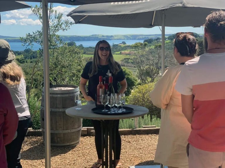 Cruise ship wine tour Waiheke 768x576