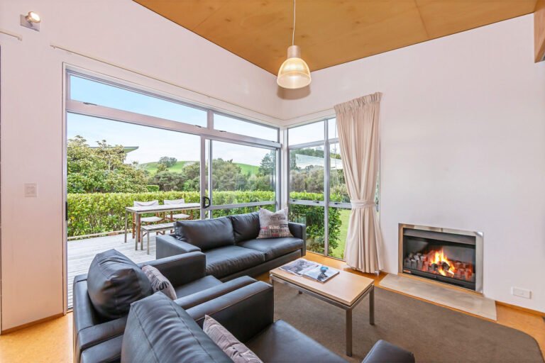 fireplace Matakana Accommodation 768x512