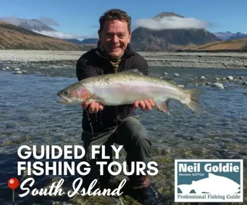 Guided fly fishing trips south islands New Zealand 