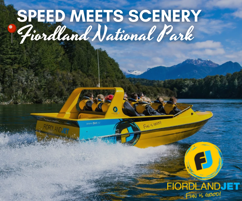  jet boat tours Fiordland National Park