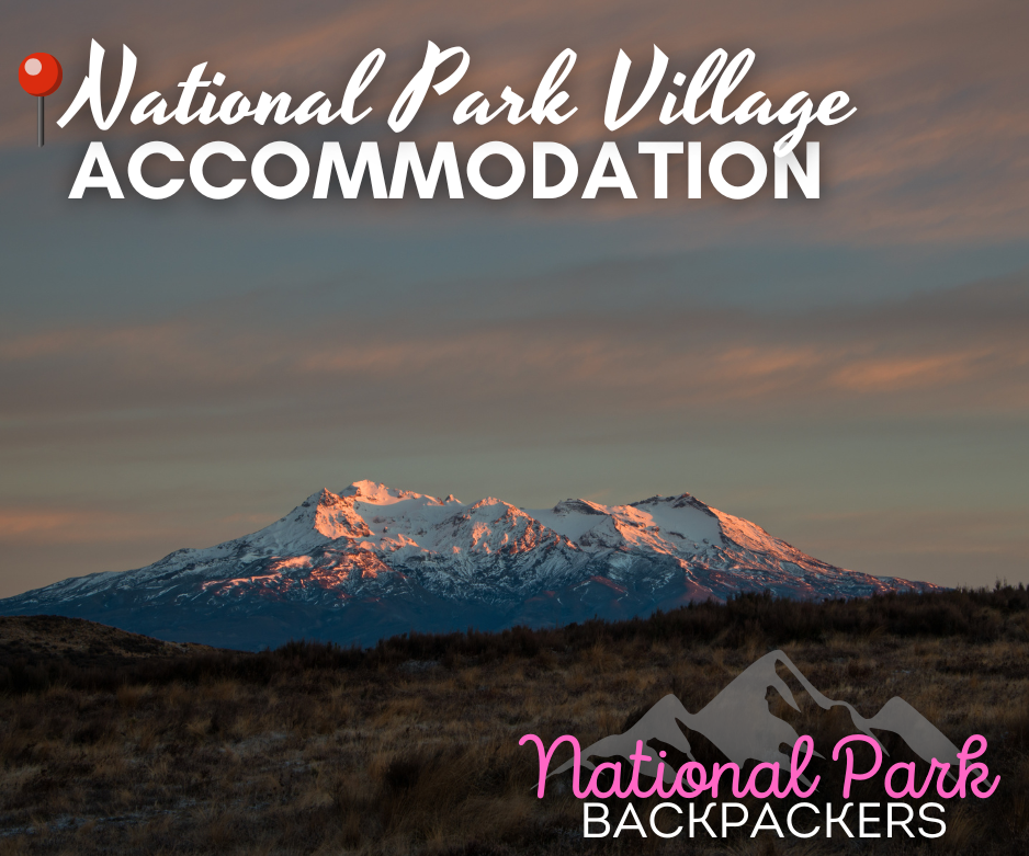 FavouriteNational Park Backpackers Accommodation, National Park Village Region: Manawatu-WanganuiPhoneFacebook-fLinkDirections Category: Accommodation, Activities, Backpackers and Holiday Parks, Group Accommodation, Group Activities, and MotelsNational Park Village backpacker accommodation built around a climbing hall in the Tongariro National Park.Enjoy magnificent views of Mt Tongariro, Mt Ngauruhoe and Mt Ruapehu right from our doorstep.Your gateway to Tongariro and Whanganui National Parks.National Park Village borders the World Heritage Tongariro National Park to the east and the Whanganui National Park, to the west. The village is located near the base of Mt Ruapehu, at the intersection of SH 4 & SH 47 on the volcanic plateau.Discovering the secrets of the volcanic wilderness and experience where adventure happens. National Park Village is naturally an ideal base for your summer and winter explorations.Accommodation National Park VillageWe have a variety of affordable accommodation options to cater to your tastes, your pocket and any holiday experience.We pride ourselves on being high on quality yet budget on price. Our rooms are warm, clean, comfortable and private.We have accommodation choices to suit everyone: travellers, families, couples and groups.Queen/Double or Twin Room with ensuiteDouble or Twin with ensuiteDouble or Twin room shared bathroom4-6 share room with ensuite8-10 bedded dorm roomTent sitesNational Park Backpackers Rates – BOOK DIRECTNational Park Backpackers FacilitiesChallenging indoor climbing hallLaundry and drying roomFully equipped kitchenIAC internet / WiFiComfortable dining area with wood fireTV lounge with video playerRange of video movies.Off-street parkingInfo and bookings for local activitiesBooking Agents for Northern Explorer Train, Interislander Ferry & Intercity BusShop with ice-cream and a range of basic food items.Bar / restaurant next doorPetrol station, supermarket + post shop 300 metres down along SH4Short walk to ski and snowboard rental shopsTongariro Climbing WallLooking for something to do on a rainy day?You’ll love our climbing hall – just for fun or to challenge your strength and skill.It keeps kids, not to mention adults, entertained for hours.Climbing wall 8 meters high29 top ropesBeginner to advanced levelsGrades 10 – 26Entry includes harness hireFull instruction providedOpen every day from 9am to 8pm