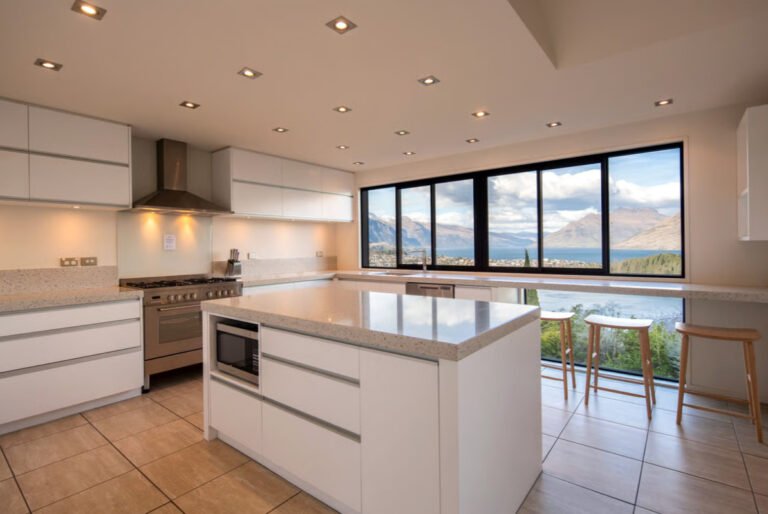 spacious kitchen in accommodation queenstown nz 768x514