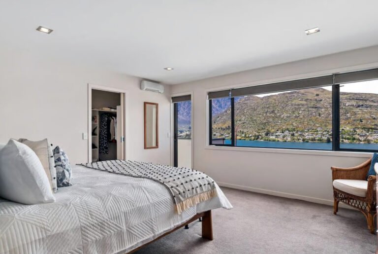 view of lake wakatipu from queenstown holiday apartment 768x515