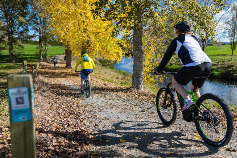 hauraki rail trail cycling autumn paeroa 768x512