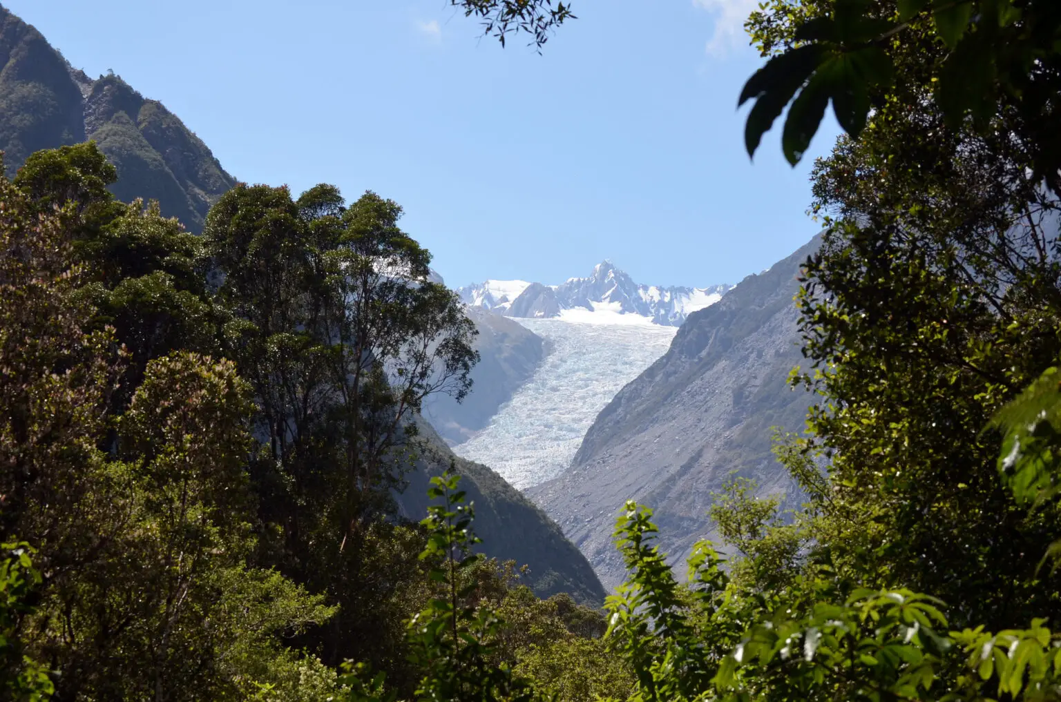 Franz Josef Glacier view West Coast NZ