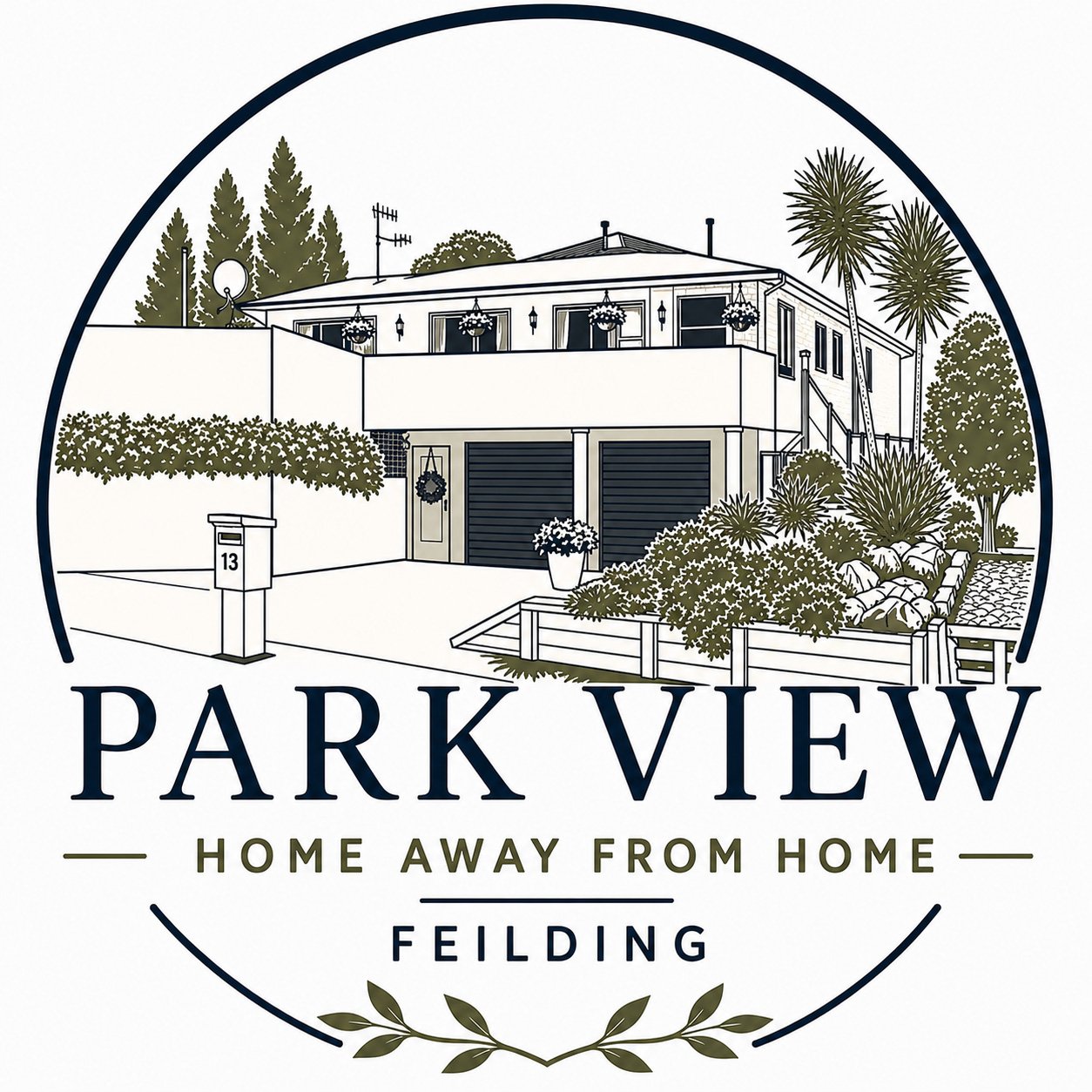 Park View Home Away From Home Feilding accommodation logo