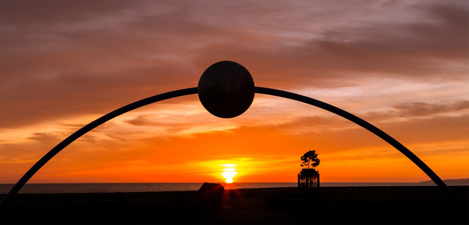 Napier sunrise sculpture Hawke’s Bay New Zealand