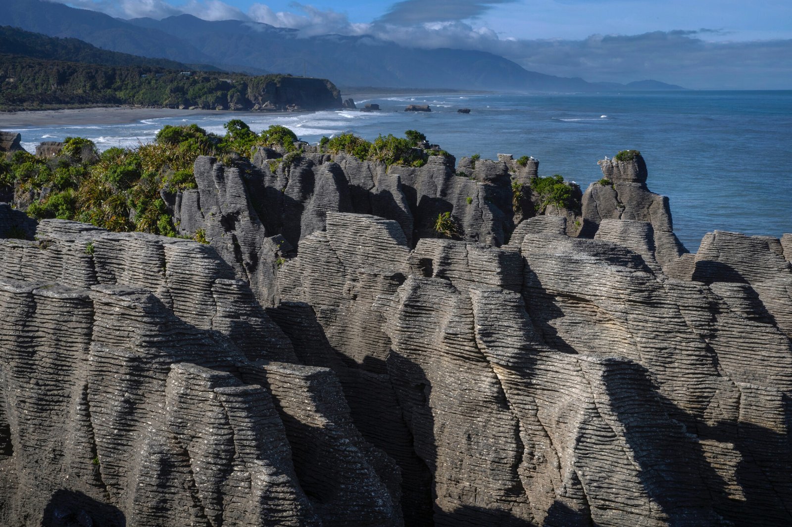Pancake Rocks near Punakaiki West Coast NZ