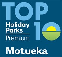 Motueka TOP 10 Holiday Park logo Motueka holiday park accommodation