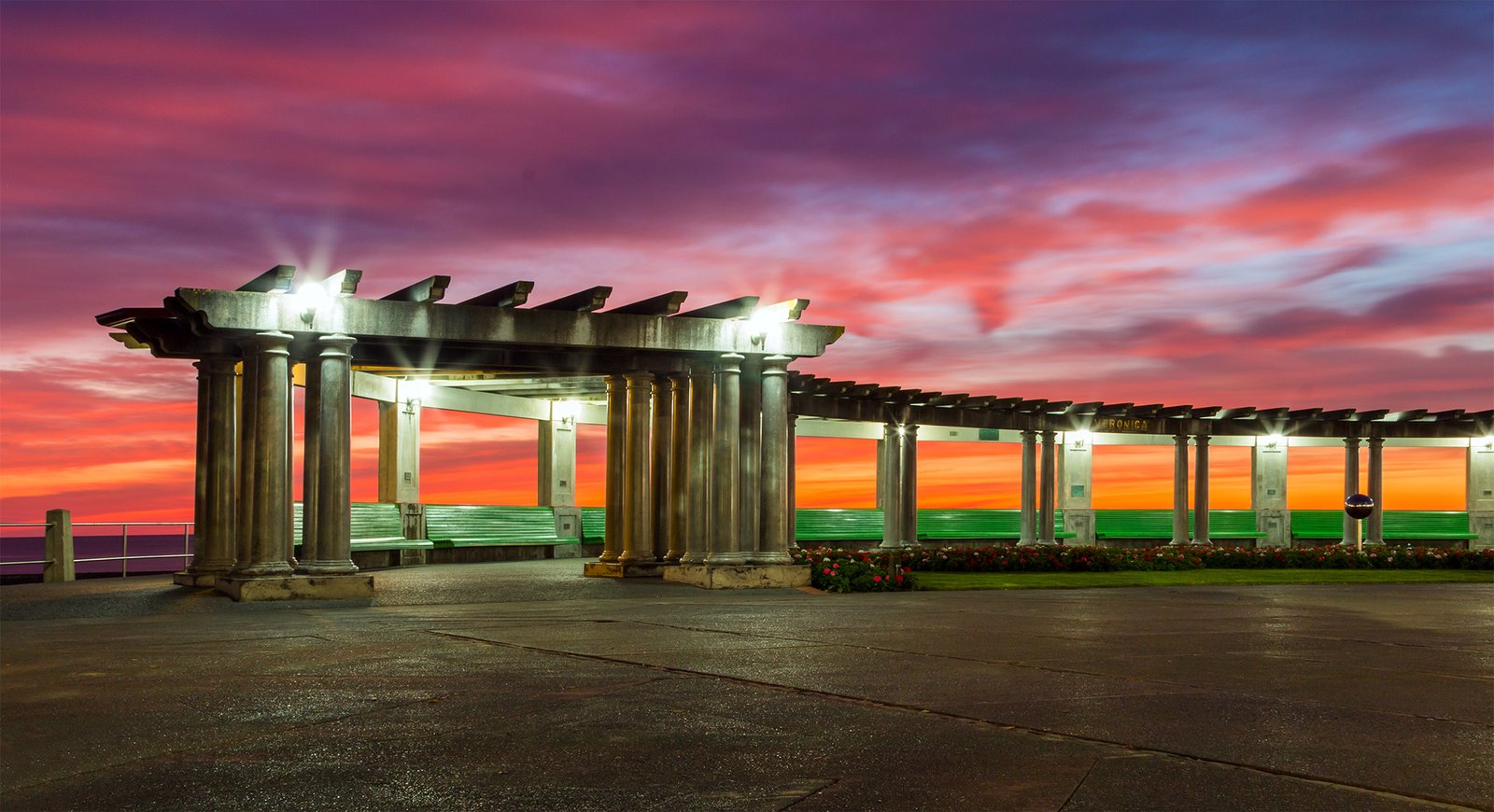 Napier Marine Parade sunset Hawke’s Bay