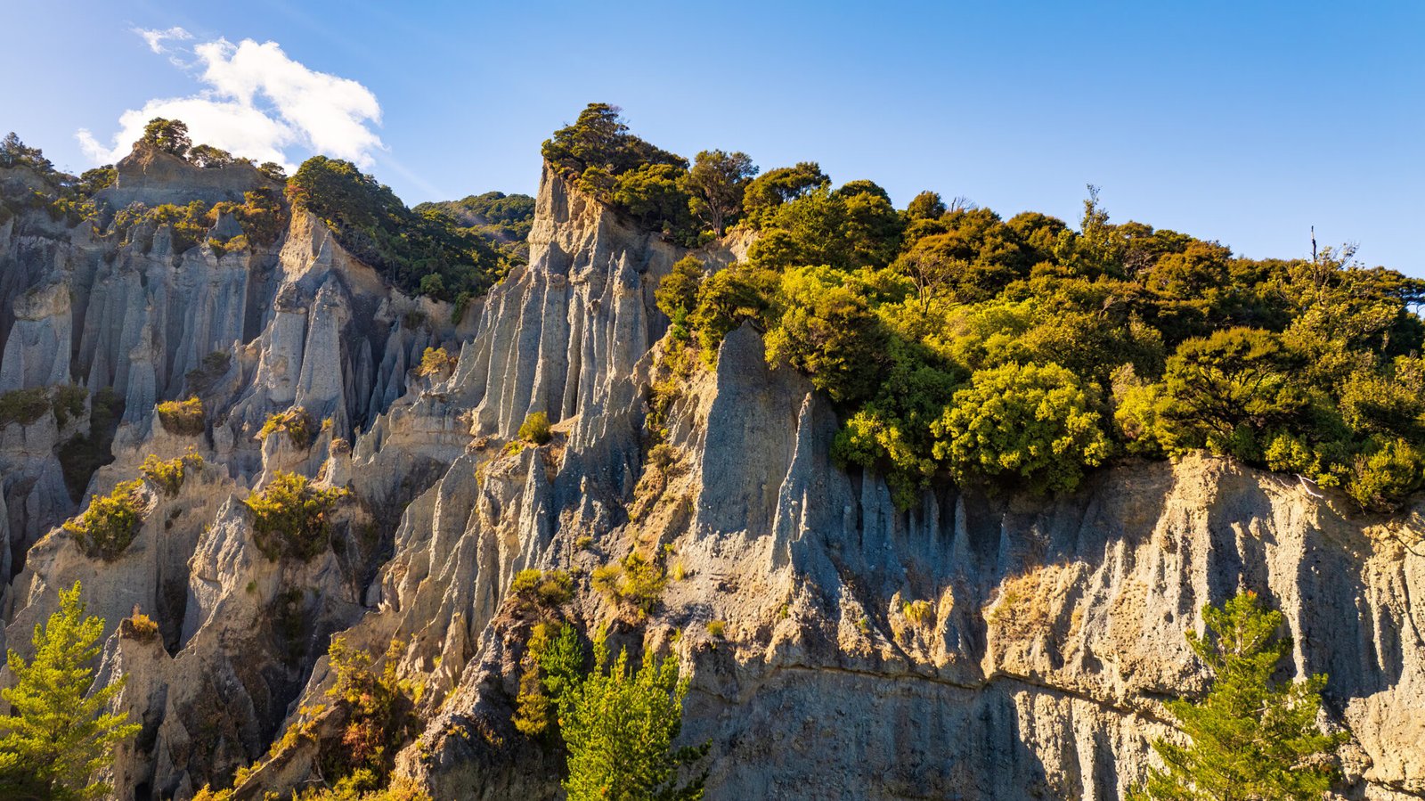 Putangirua Pinnacles rock formations Wairarapa New Zealand landscape