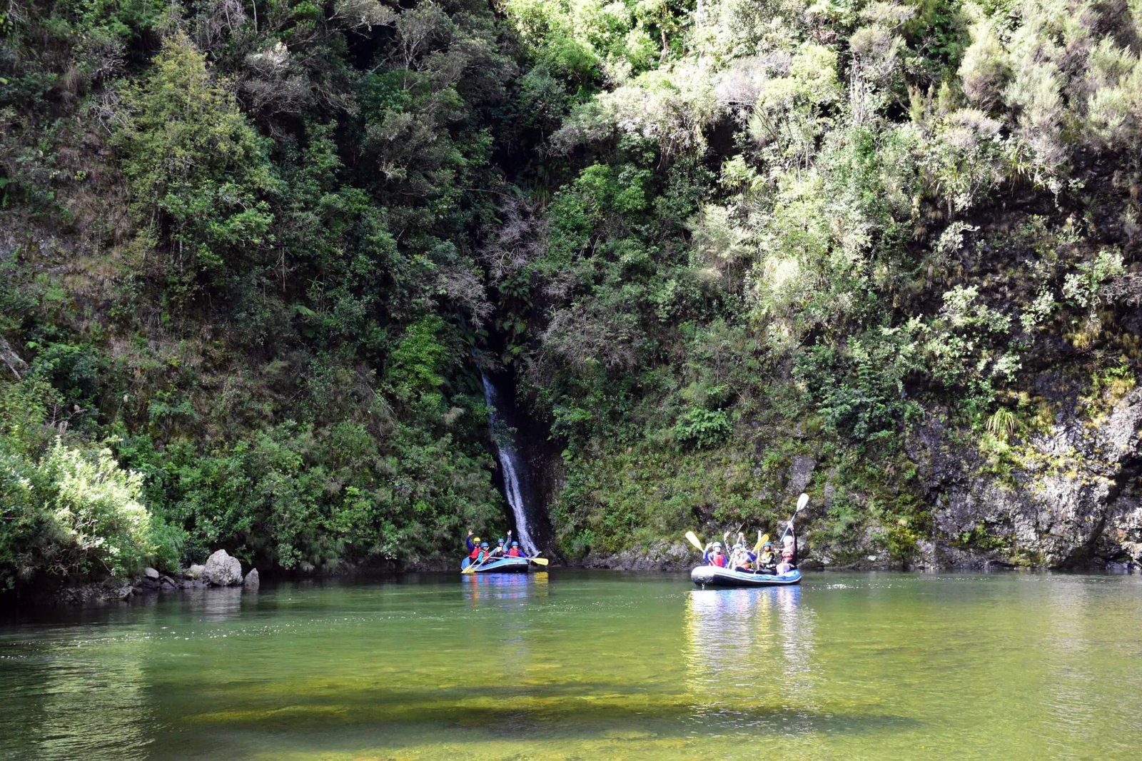 White water rafting on Hutt River Wellington adventure activity New Zealand