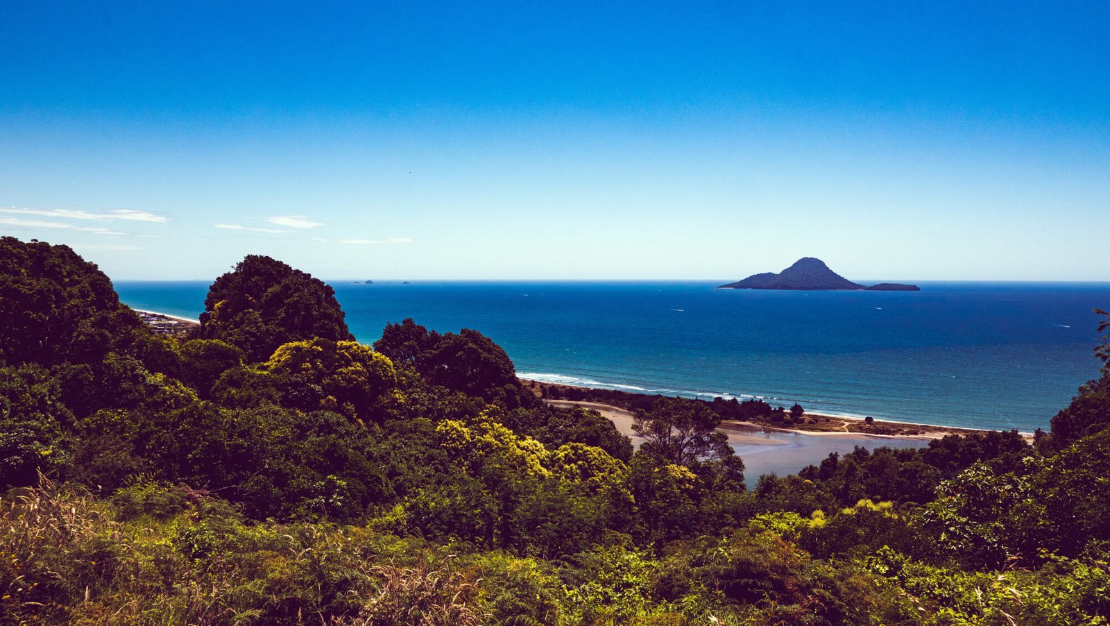 Coastal views near Whakatāne in the Bay of Plenty New Zealand