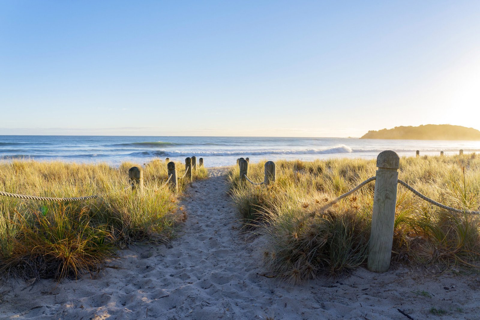 Mt Maunganui beach walkway near Tauranga New Zealand