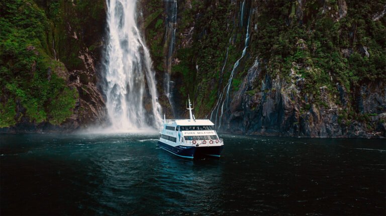 pure milford maiden of milford waterfall cruise 768x431