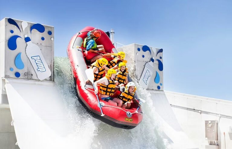 river rush rafting auckland waterfall drop 768x493