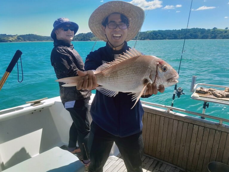 hauraki gulf snapper fishing charter 768x576