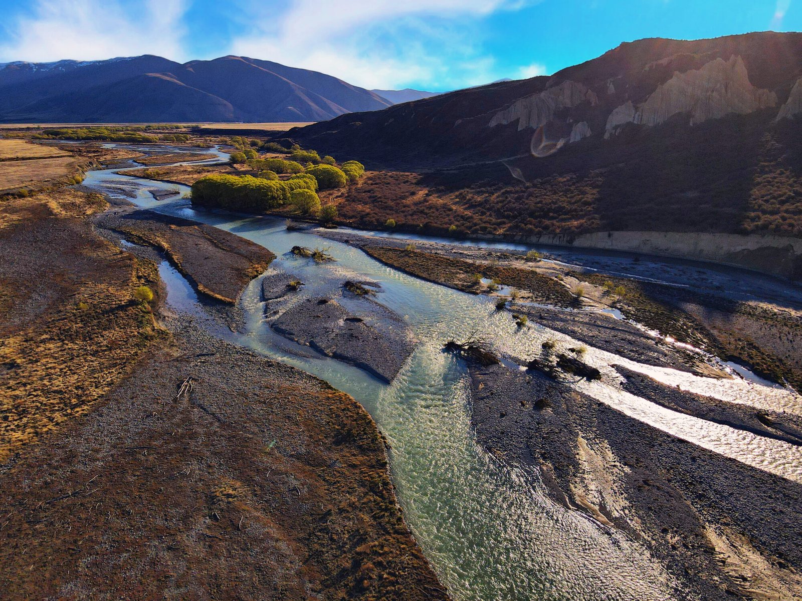 The spectacular Clay Cliffs geological reserve near Omarama