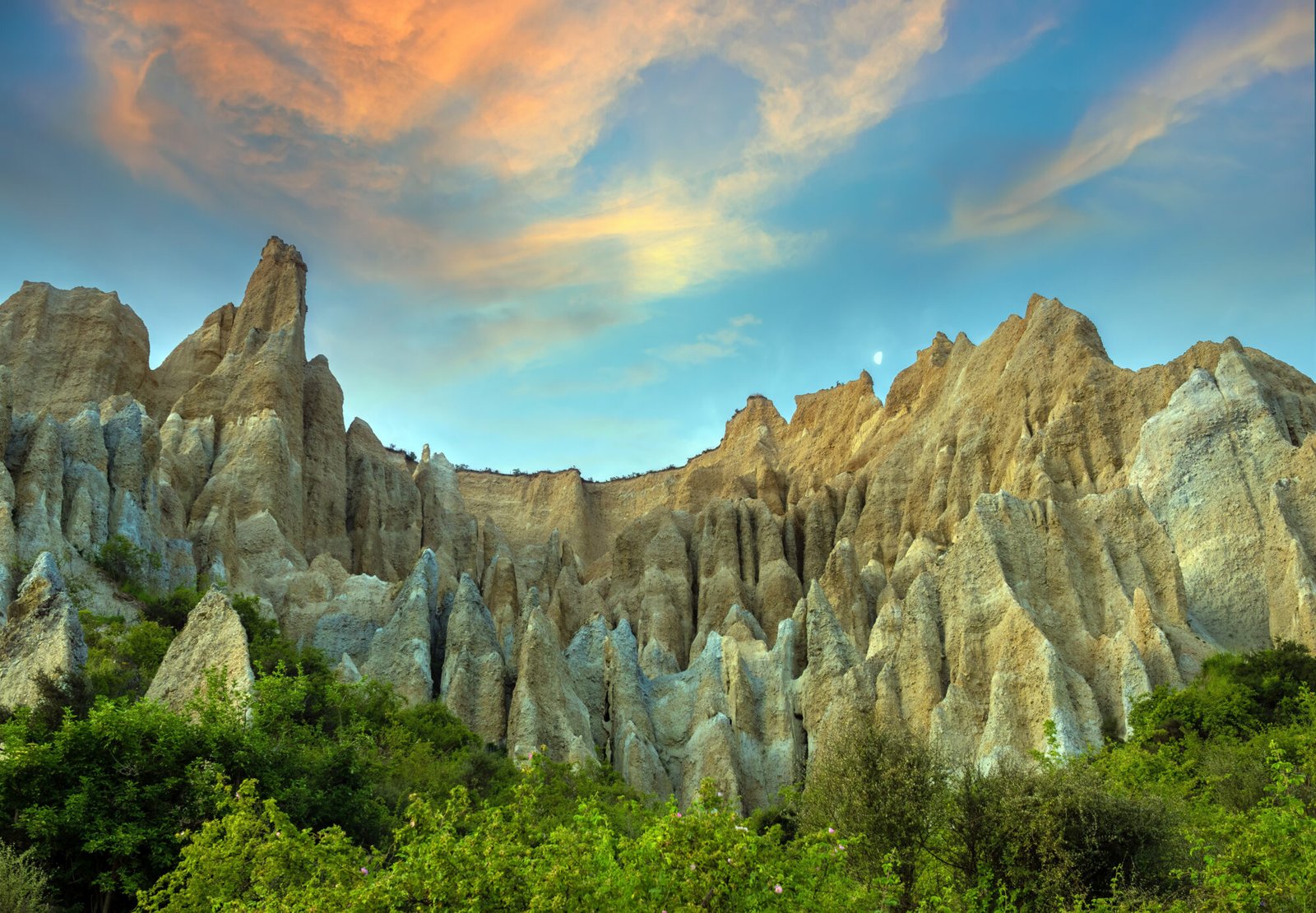 The dramatic Clay Cliffs near Omarama in the Mackenzie region