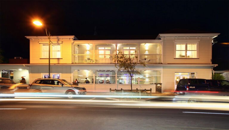 tuakau hotel historic building night 768x436