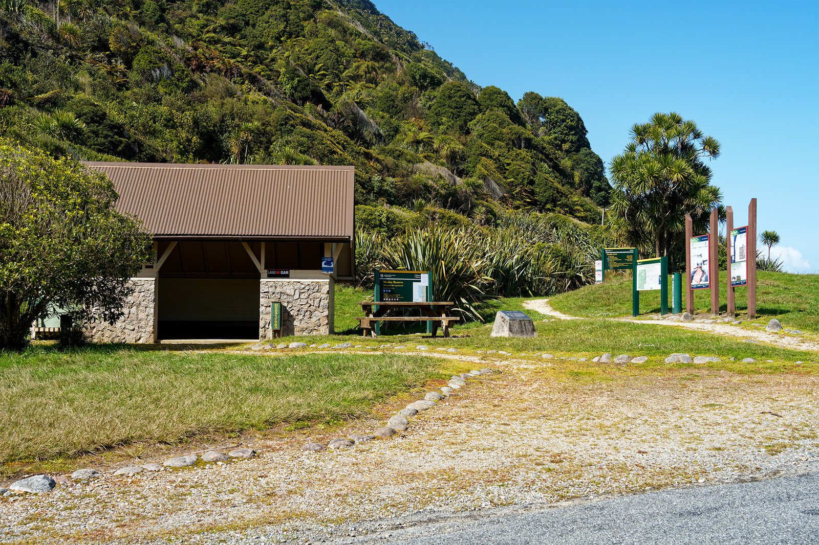 Heaphy Track trailhead in Kahurangi National Park