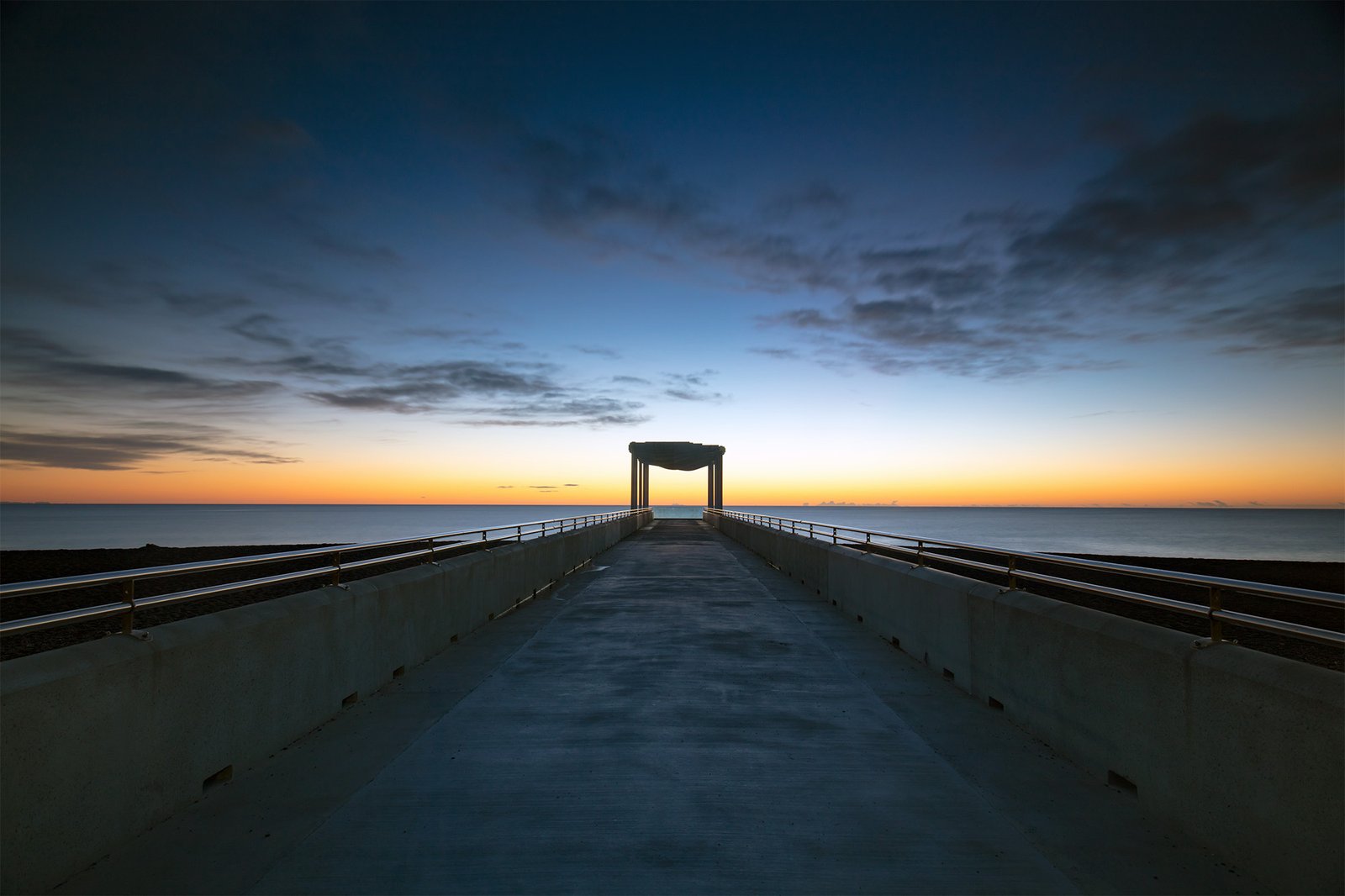 Napier Pier at sunrise